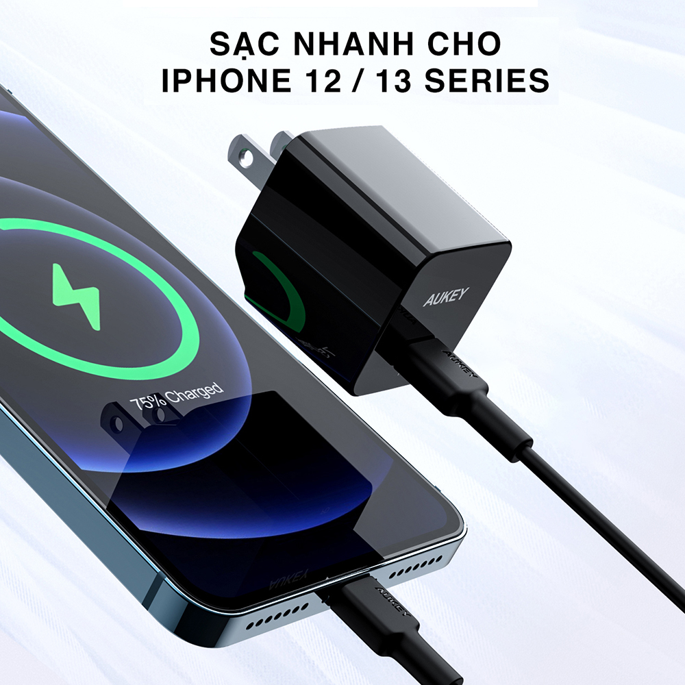 Hình ảnh Sạc nhanh AUKEY PA-Y30S PD 30W - Hàng chính hãng