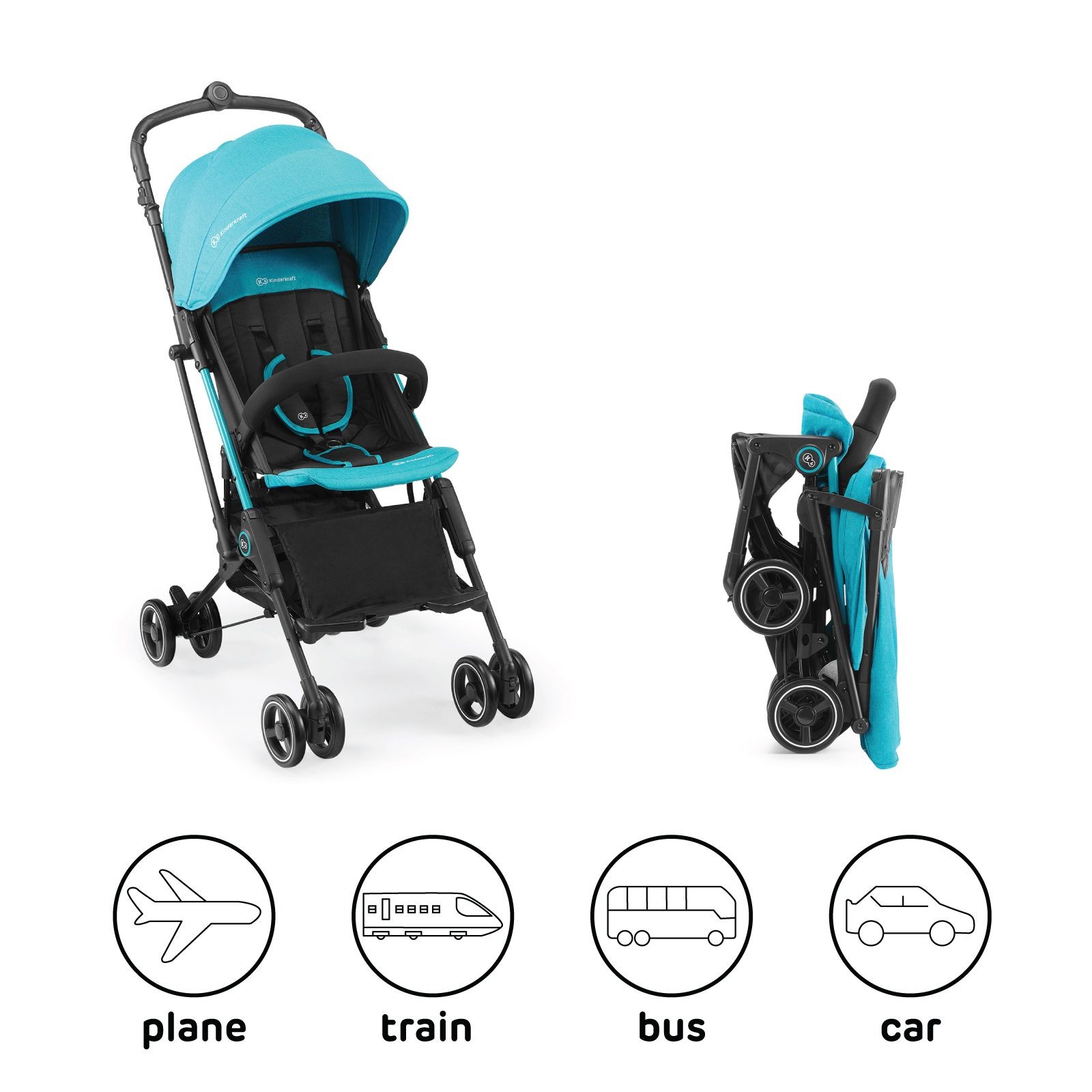 Xe đẩy Kinderkraft MINIDOT cho bé từ 0 tháng tuổi - Chỉ 5.6 kg - Chính hãng