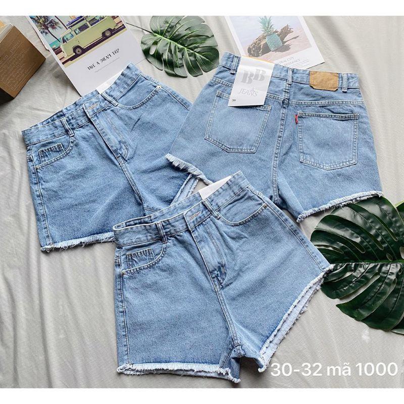 Quần Sort Jean Bigsize Xanh Đậm/ Nhạt Bán Quanh Năm Siêu Xinh