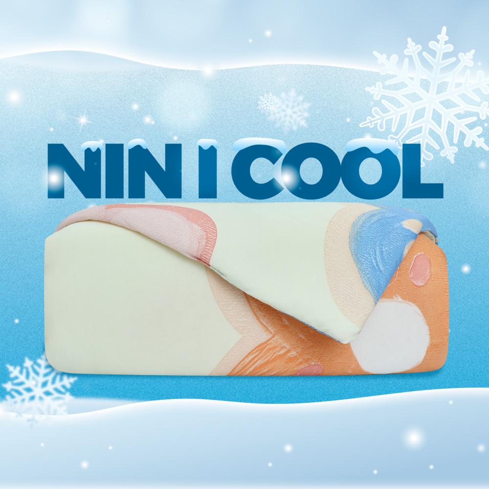 [CHĂN HÈ MÁT LẠNH] Mền lạnh I Cool Advance NIN House NM8034 2mx2m2 | Chăn chần bông Ice Silk lạnh như tencel, Chăn điều hoà nhiều độ