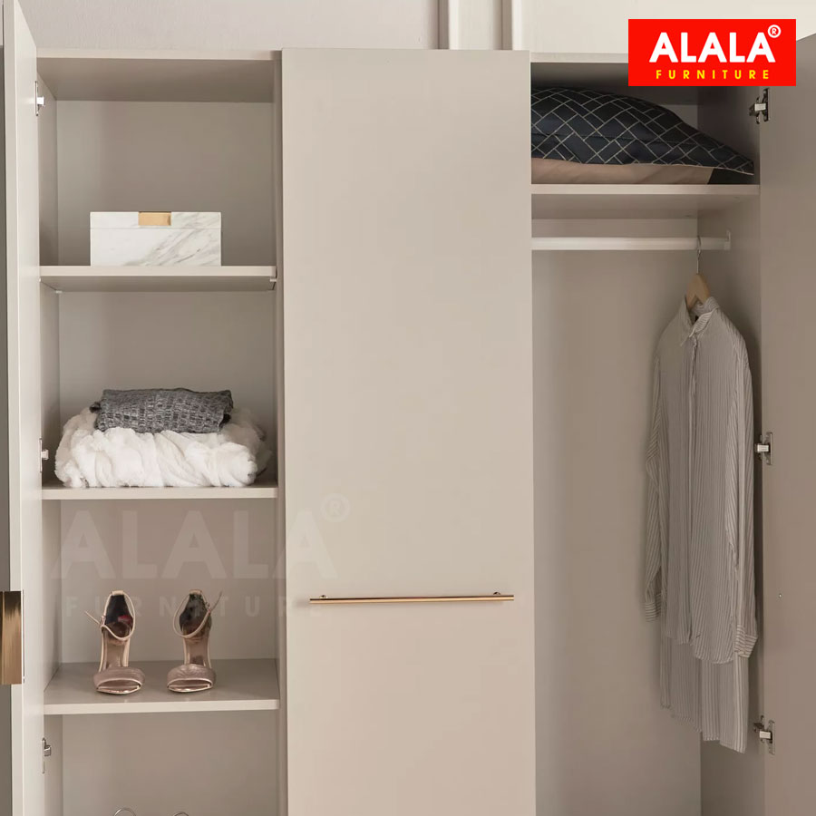 Tủ quần áo ALALA1002/ Miễn phí vận chuyển và lắp đặt/ Đổi trả 30 ngày/ Sản phẩm được bảo hành 5 năm từ thương hiệu ALALA