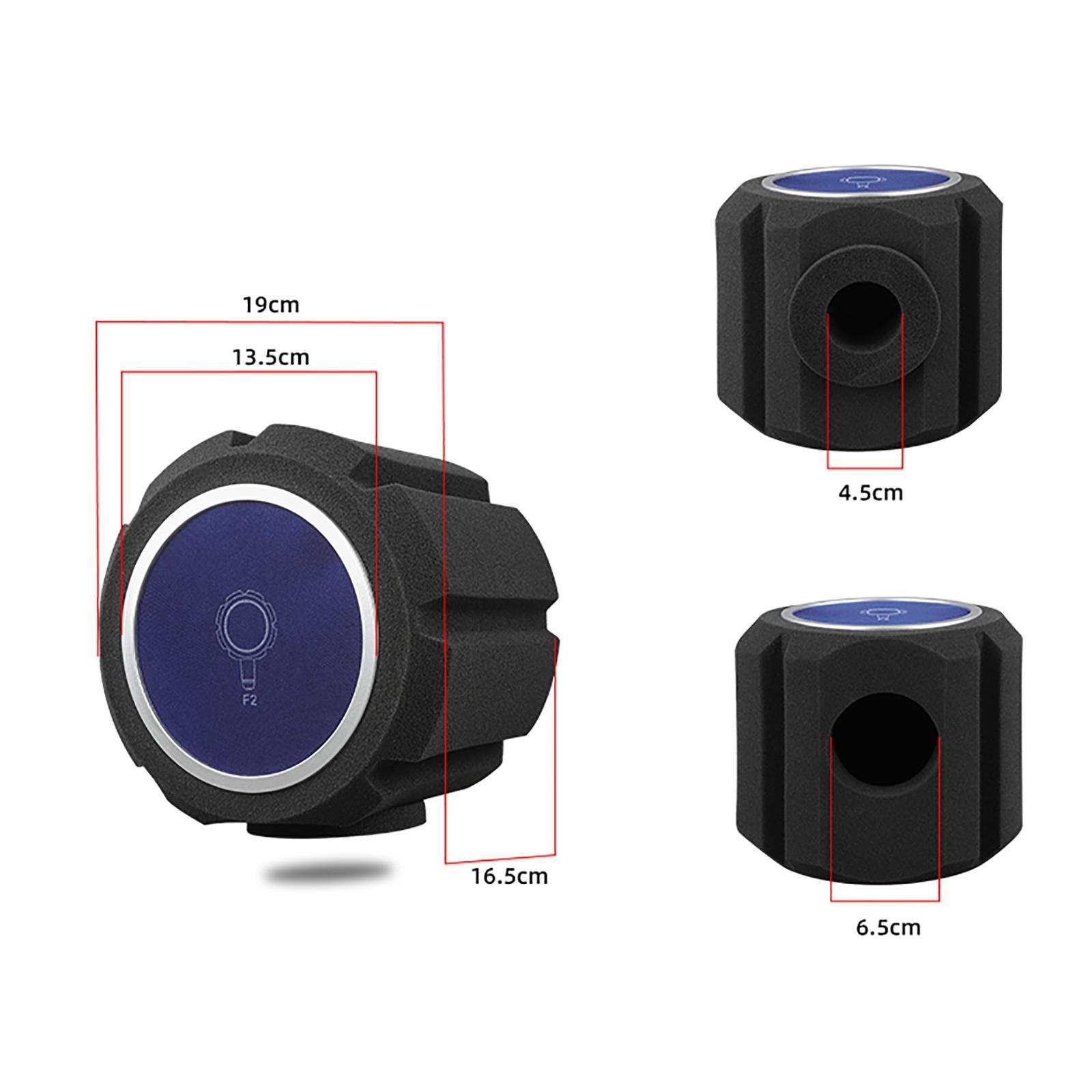 2-3pack F2 Microphone Screen Acoustic Filter Sponge Wind Screen To Filter Vocal