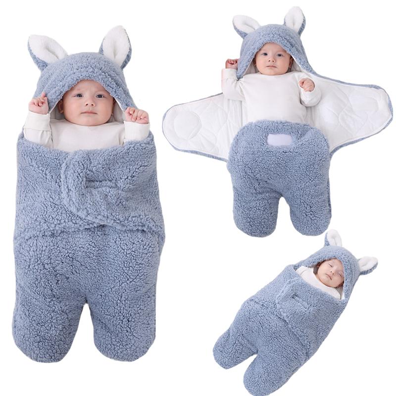 Chất Lượng Cao Cho Bé Sơ Sinh Túi Ngủ 2021 Mới Cotton Bọc Chăn Cho Bé Làm Dày Ủ Kén Cho Bé Sơ Sinh Sleepsack 0-9M