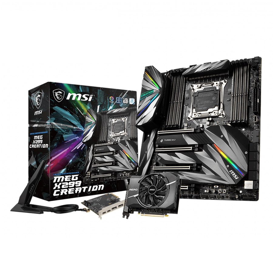 Bo mạch chủ - Mainboard MSI Meg X299 Creation