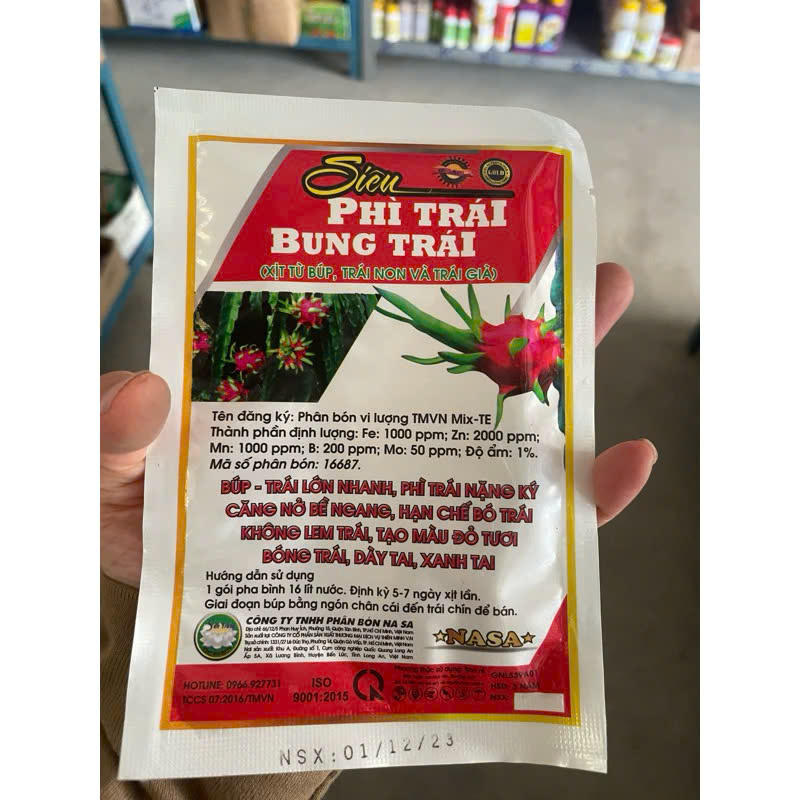 Dưỡng Siêu phì trái, bung trái thanh long - Phân bón chuyên Thanh Long