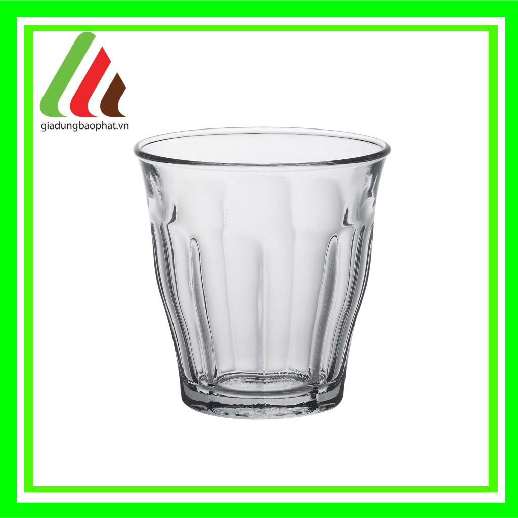 Bộ 6 ly thủy tinh cường lực cao cấp trong suốt Picardie Clear 90ml 160ml 220ml 250ml 310ml 360ml 500ml Duralex Pháp