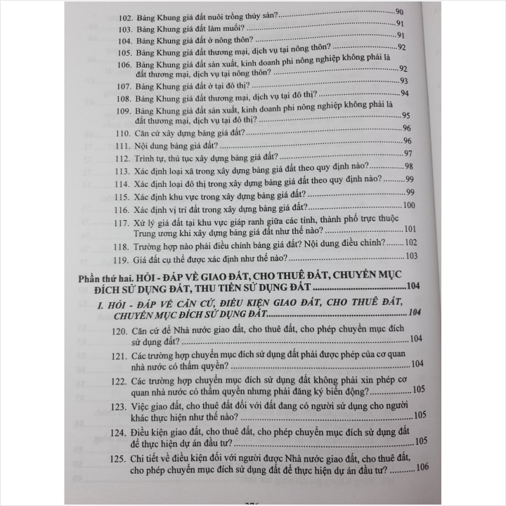 355 Câu Hỏi - Đáp Về Nghiệp Vụ Quản Lý Đất Đai, Phí Thẩm Định Cấp Giấy Chứng Nhận Quyền Sử Dụng Đất, Tài Sản Gắn Liền Với Đất, Hòa Giải Và Giải Quyết Tranh Chấp Đất Đai