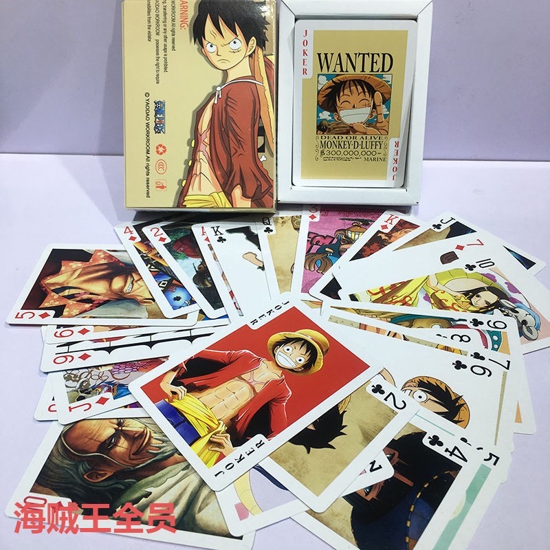 Bộ bài tây anime One piece 54 ảnh khác nhau