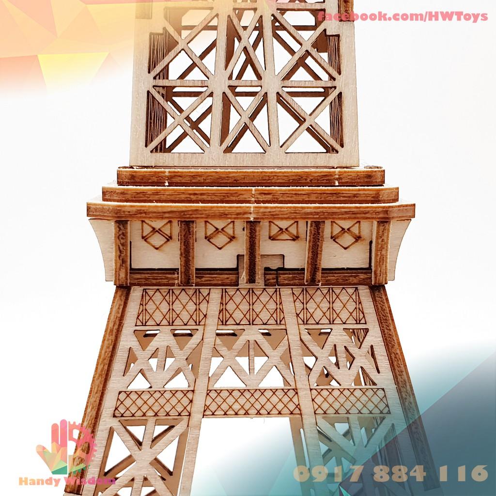 Mô hình lắp ghép gỗ Rolife - Tháp Eiffel - Robotime Eiffel Tower TG501