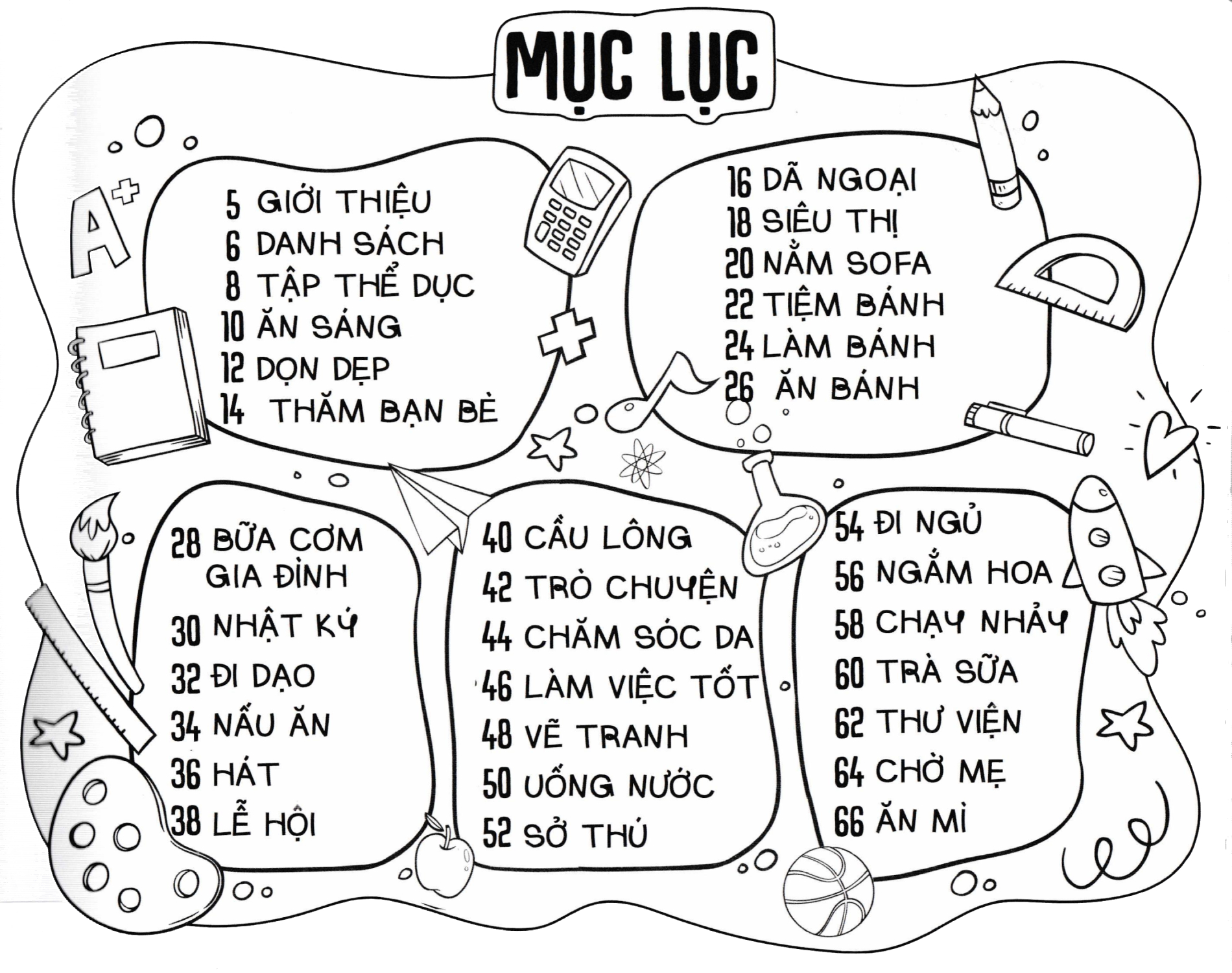 Sách Tô Màu Chữa Lành - Tô Màu Cuộc Sống Muôn Màu Cùng Bu - VT