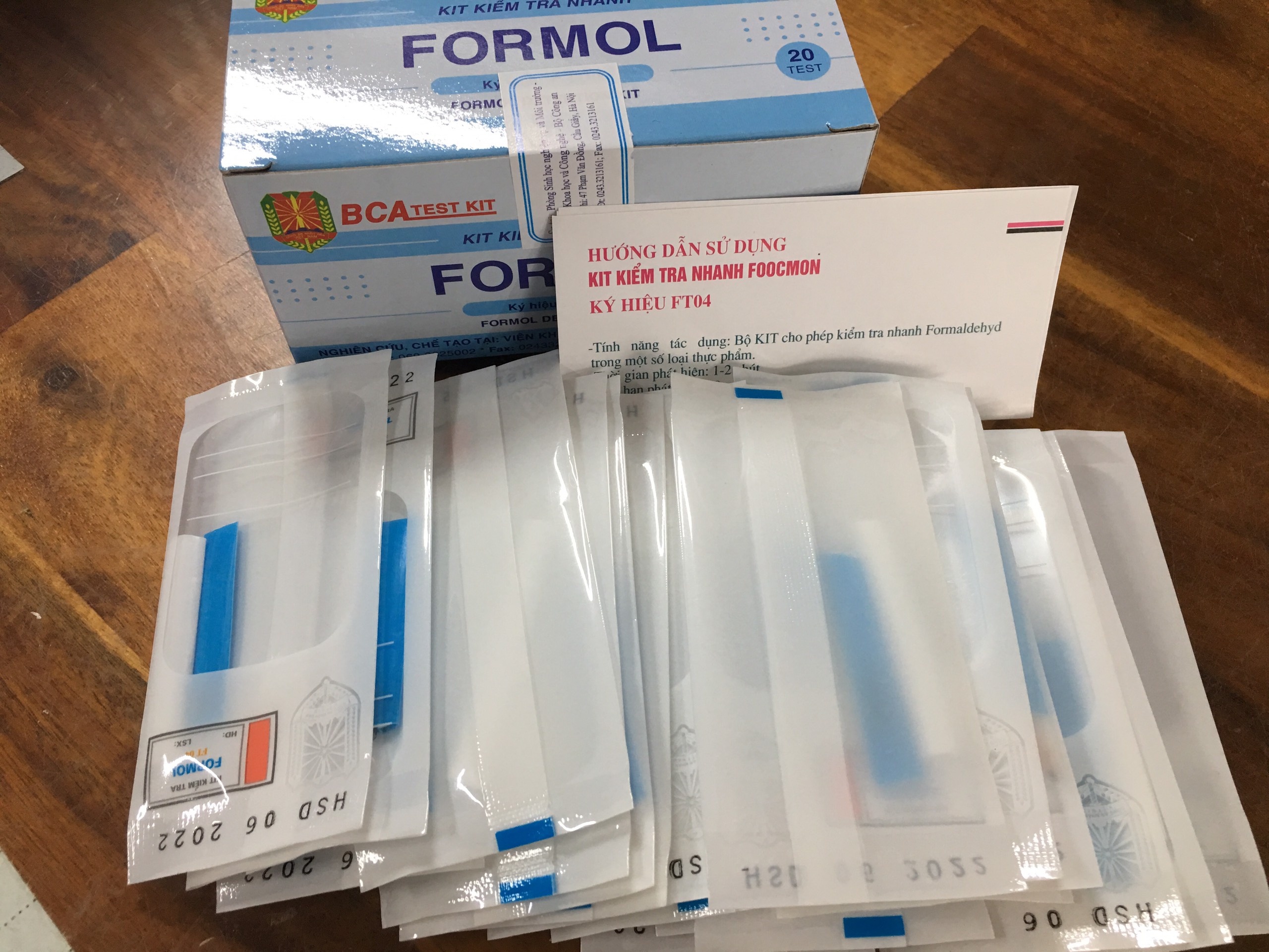 Kit kiểm tra nhanh focmon