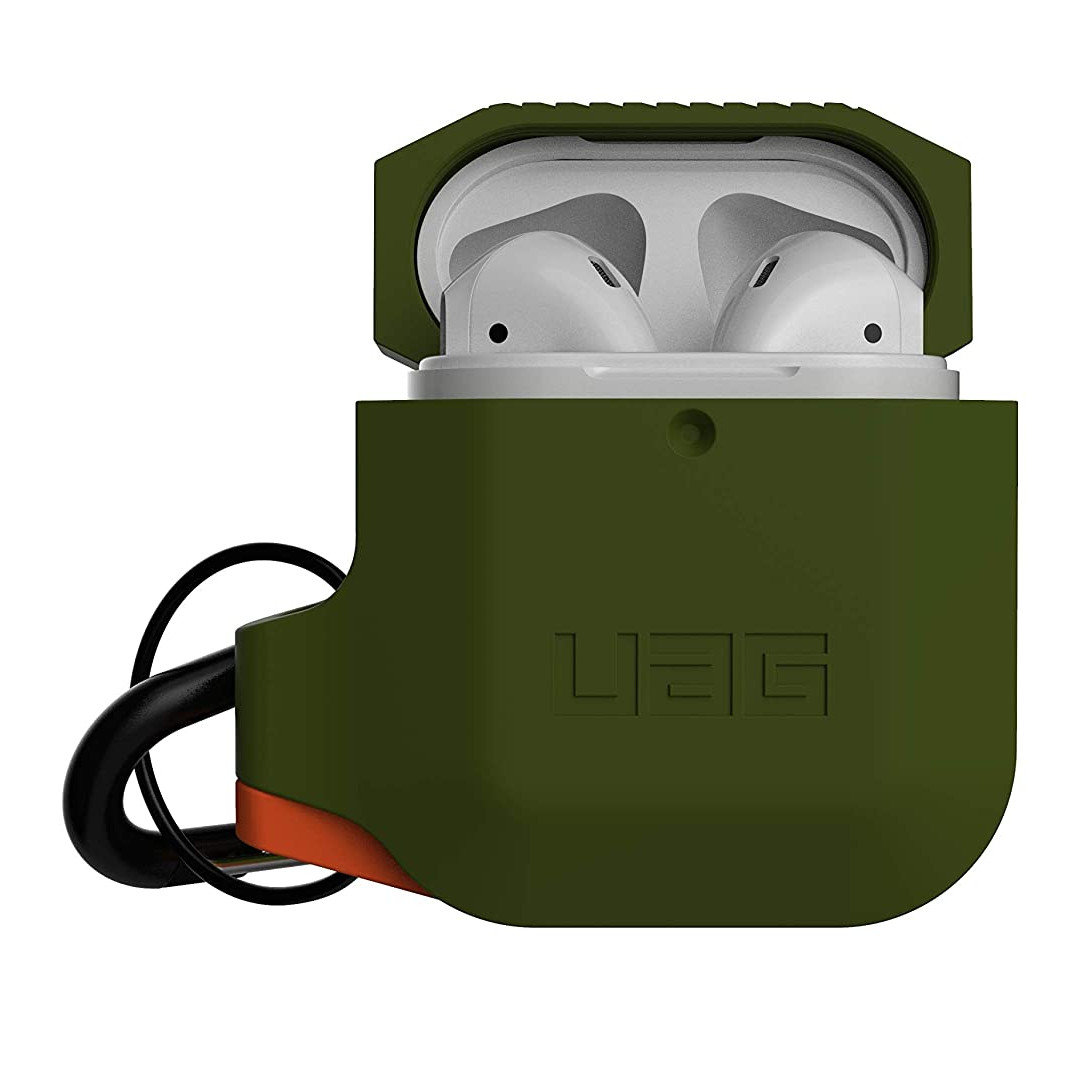 Bao case bảo vệ cho Airpods 1 / Airpods 2 UAG Silicone Olive Drab _ Hàng Chính Hãng