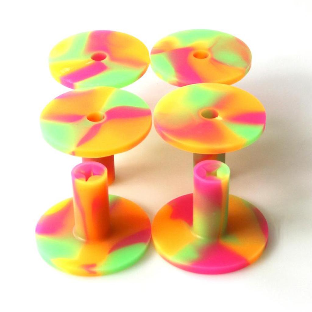 38mm Colorful Golf Tees Holder Tools For Indoor Outdoor Practice Players