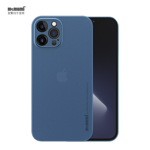 Ốp Lưng Memumi Cho Iphone 12 Mini 12 Pro 12 Pro Max Bảo Vệ Camera, Siêu Mỏng 0.3 Mm Hàng Nhập Khẩu - Iphone 12 Pro Max - Xanh Dương