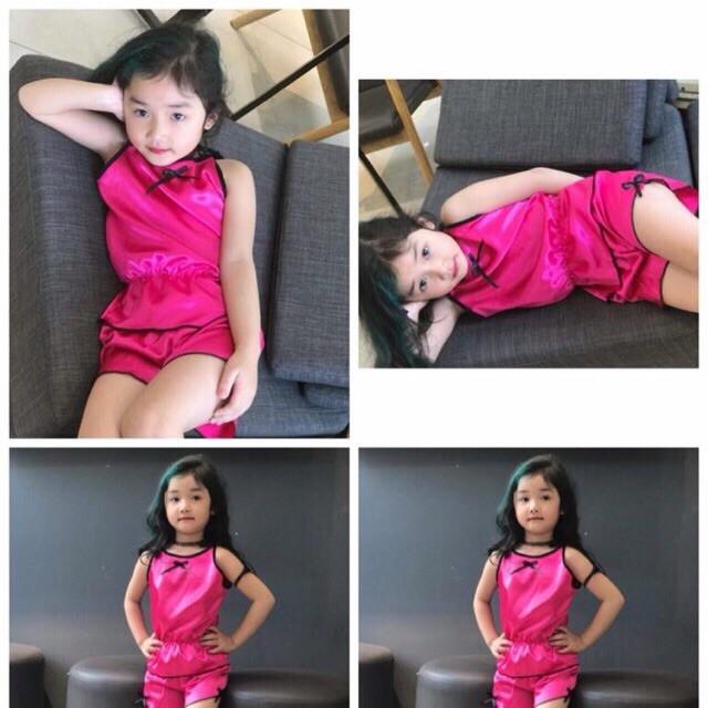 Bộ lụa cho bé