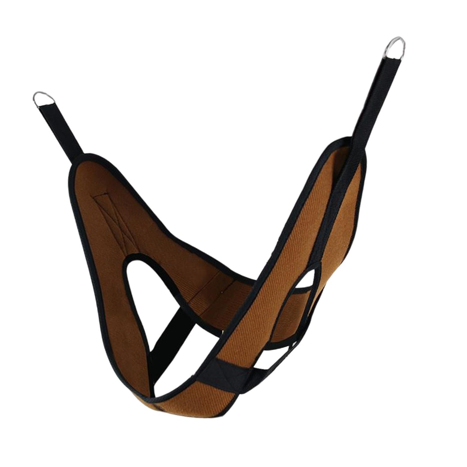 Neck Cervical Traction Device Belt Spinal over Door Chin Cover