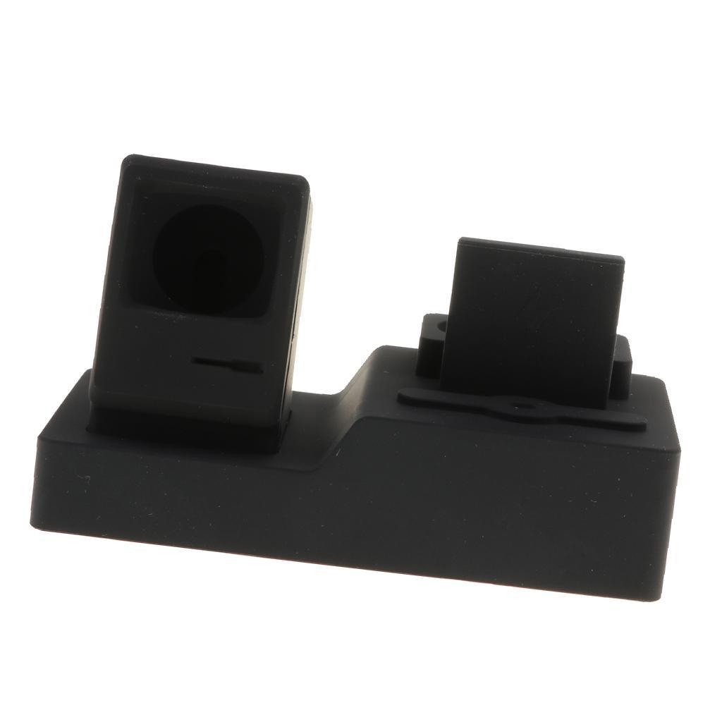 3 In 1 Silicone Charger Stand Charging Dock for iPhone Watch