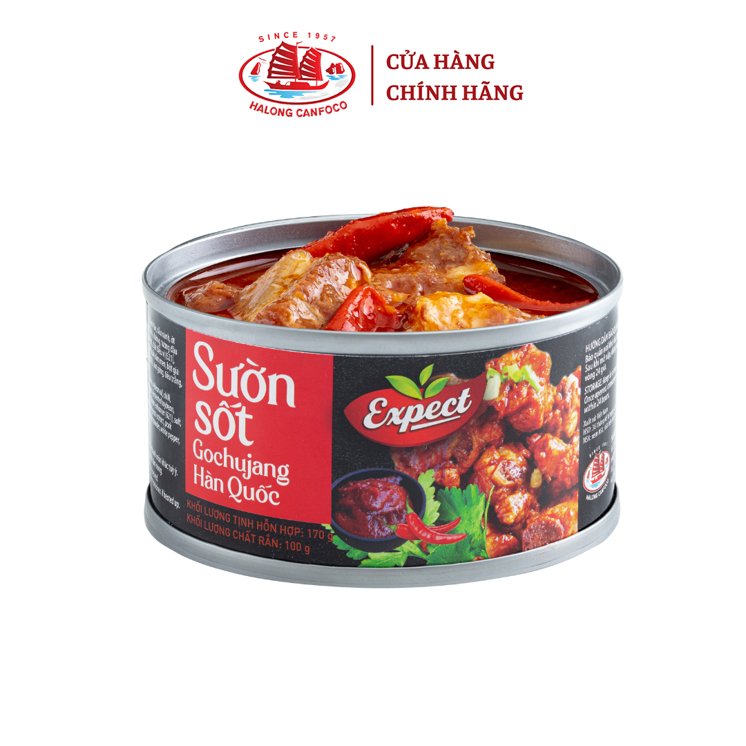 Sườn sốt Gochujang Hàn Quốc EXPECT 170g - Đồ Hộp Hạ Long