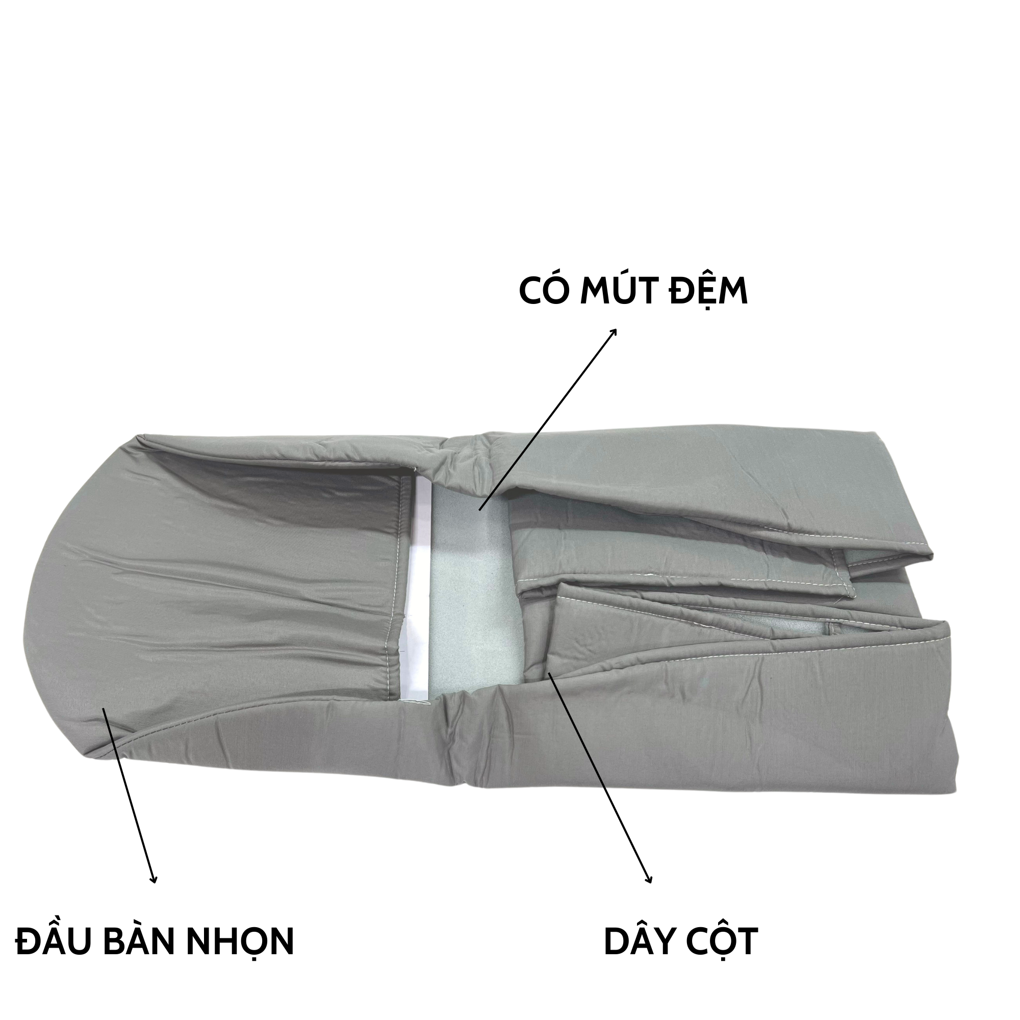 Áo Bọc Bàn Để Ủi Có Mút Kokomega ABU-02 - 30 x 80 Cm (Họa Tiết Ngẫu Nhiên)