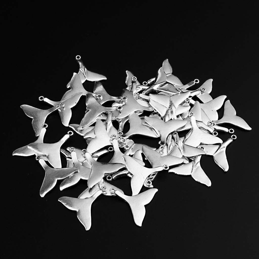 50 Pieces Sea Animal Tail Pendant Findings Bead Crafts