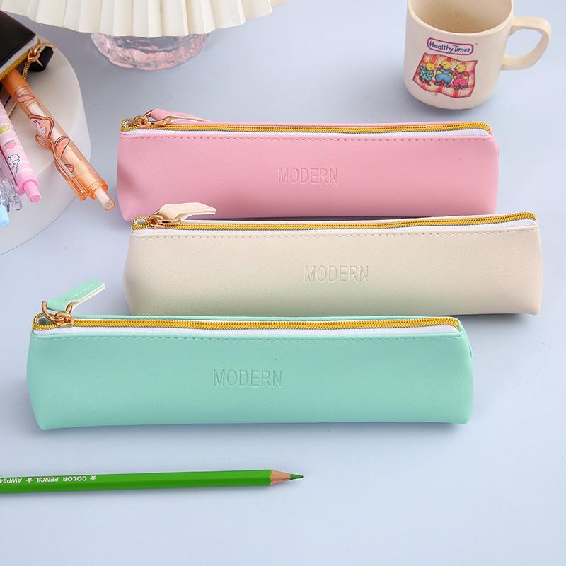 Hộp Đựng Bút Học Sinh Bằng Da Mẫu Modern BU14