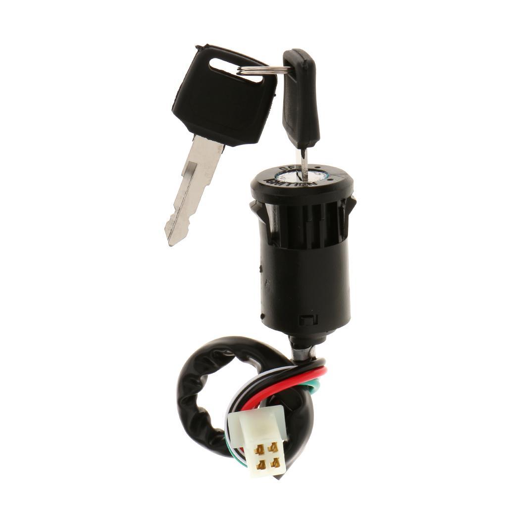 3x Ignition Switch Ignition Lock Cylinder Fit for ATV Quad & Dirt Bikes