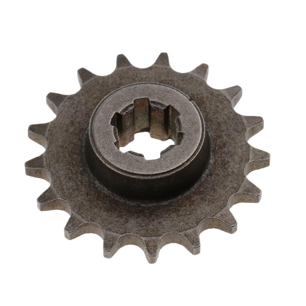 2X 17T 17  Front Chain Engine Sprocket for 49cc Engine Pocket Dirt Bike