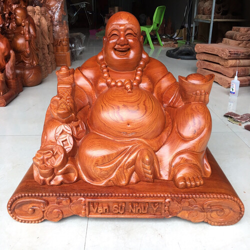 Tượng Phật Di Lặc Ngồi Xoài