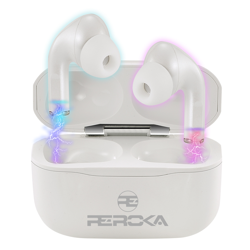 Tai Nghe True Wireless  REROKA AK FLIP Bluetooth V5.0, đeo êm tai, âm thanh sống động - Hàng chính hãng