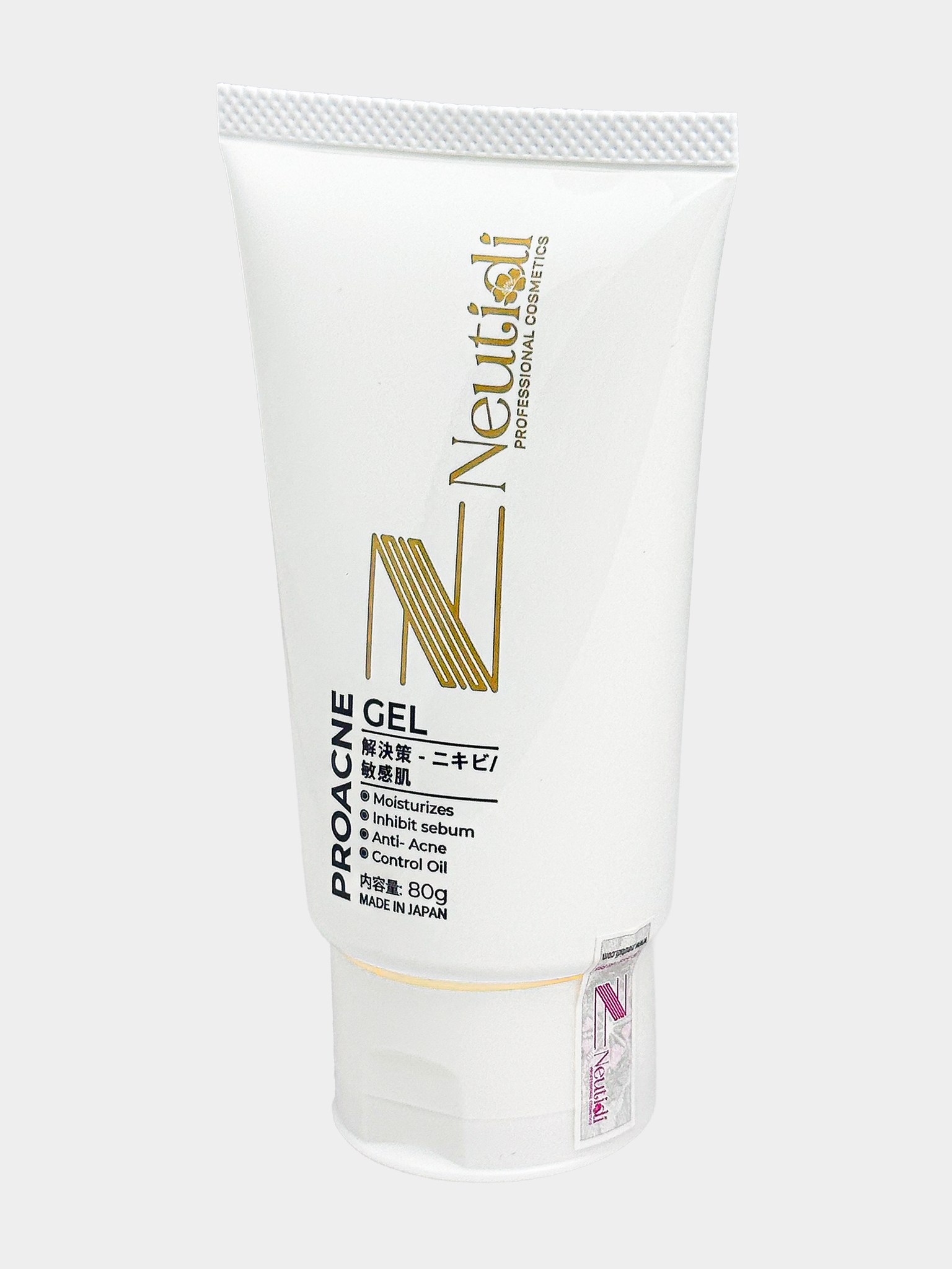 Gel Dưỡng Ẩm Neutidi ProAcne – Cấp Nước, Giảm Bóng Dầu, Hỗ Trợ Da Mụn 80g - Made in Japan