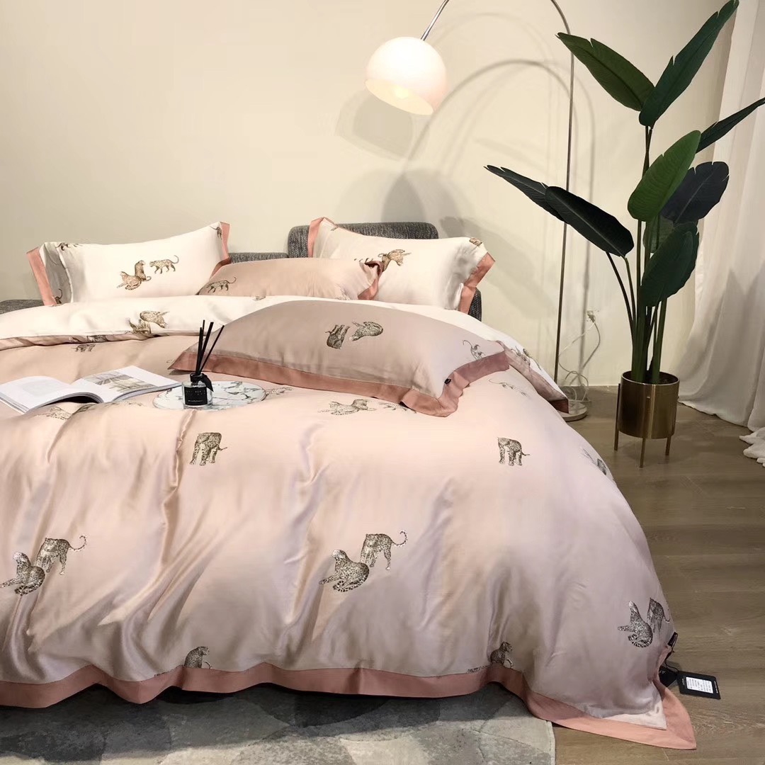 Bộ ga gối lụa TENCEL 60S hoạ tiết