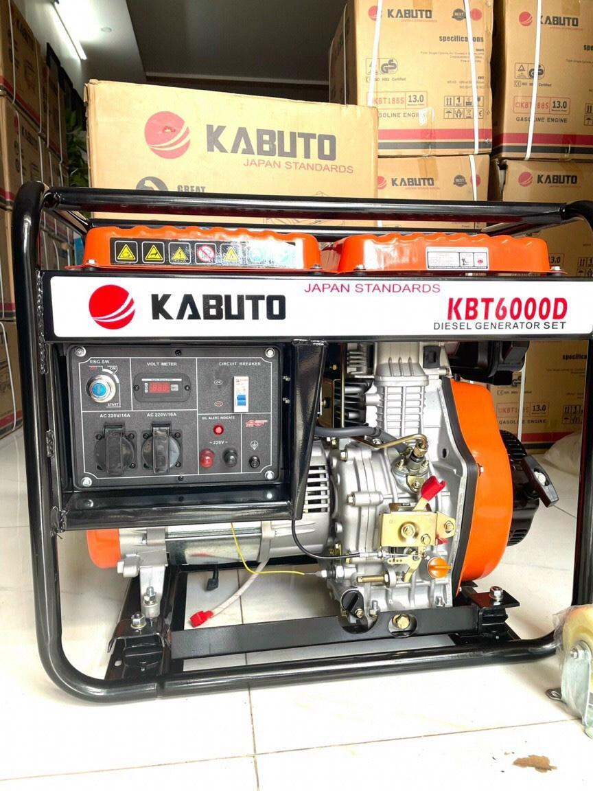 TỔ MÁY PHÁT ĐIỆN DIESEL 5.5KW KBT6000D KABUTO  - HÀNG CHÍNH HÃNG