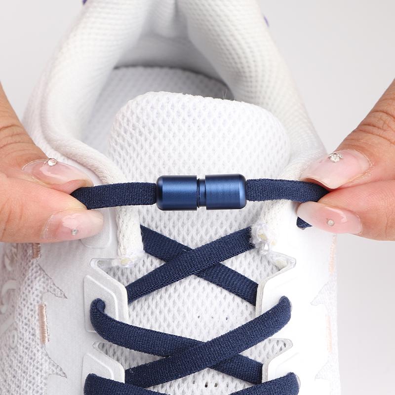 Giày thể thao đàn hồi Sneakers Tùy chọn đầy màu sắc Không có dây giày cho dây giày thể thao mà không cần cà vạt trẻ em Phụ kiện dành cho người lớn