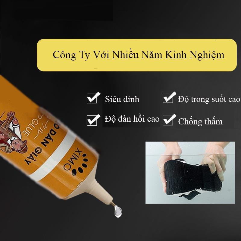 Keo dán giày nhiệt super glue ximo 100ml siêu dính cao cấp, chống nước tốt , trong suốt dễ sử dụng