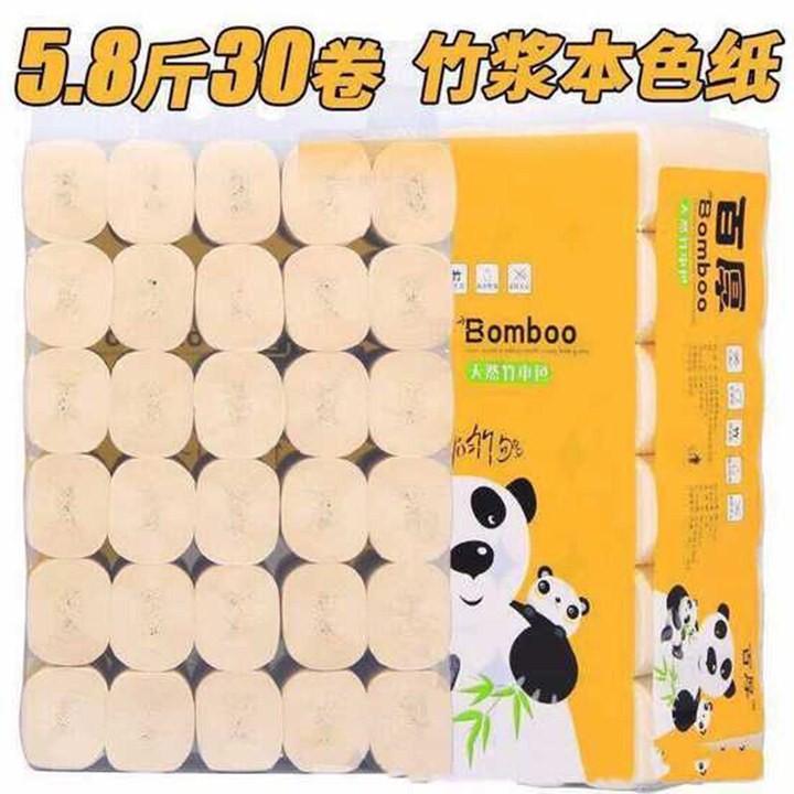 36 CUỘN GIẤY VỆ SINH GẤU TRÚC SIPIAO CỰC DAI