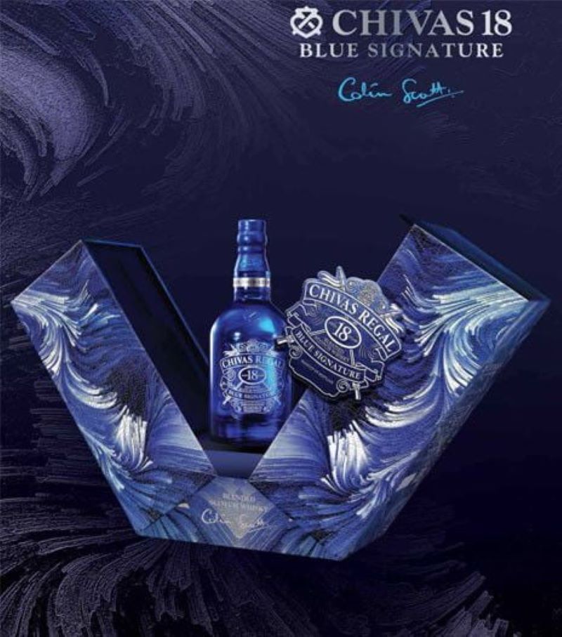 Hình ảnh Rượu Whiskey Chivas Regal 18 Blue Signature 700ml