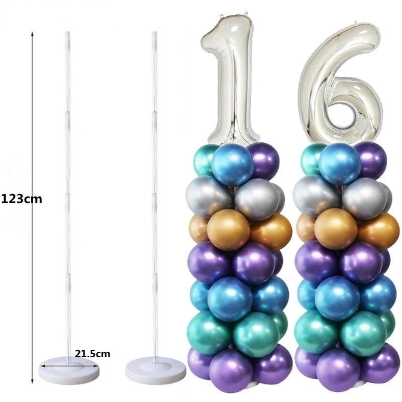 Bộ Bong Bóng Kèm Giá Đỡ Dùng Trang Trí Tiệc Sinh Nhật