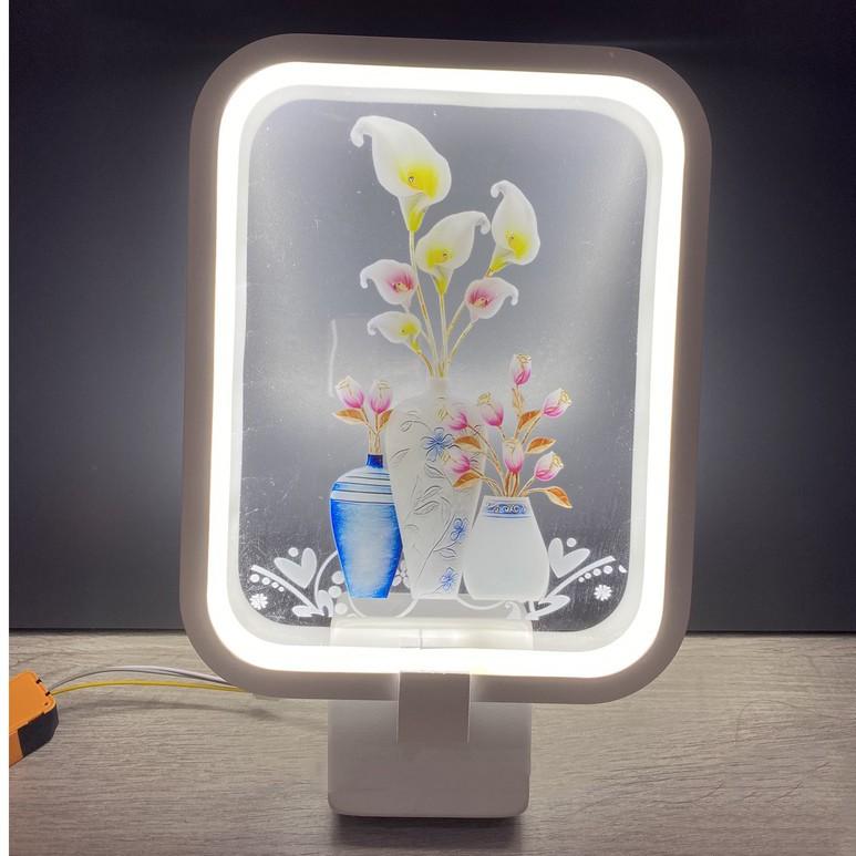 Đèn gắn tường LED kiểu dáng hiện đại, độc đáo - 3 chế độ ánh sáng.