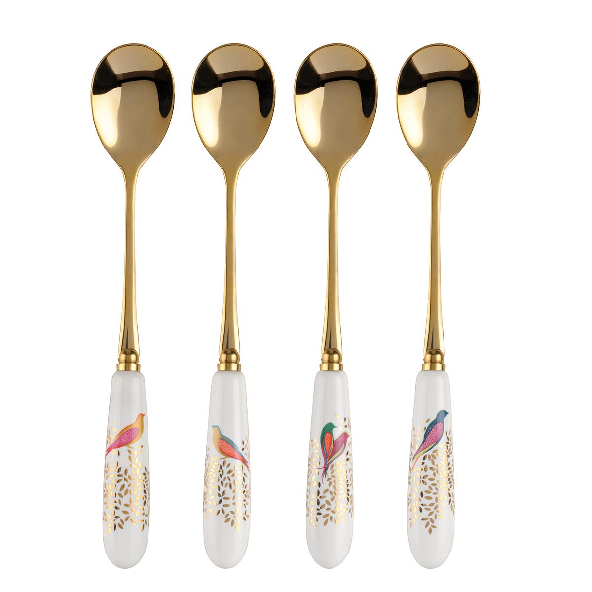 Portmeirion Sara Miller Chelsea set 4 thìa pha trà Nhập khẩu Anh Quốc