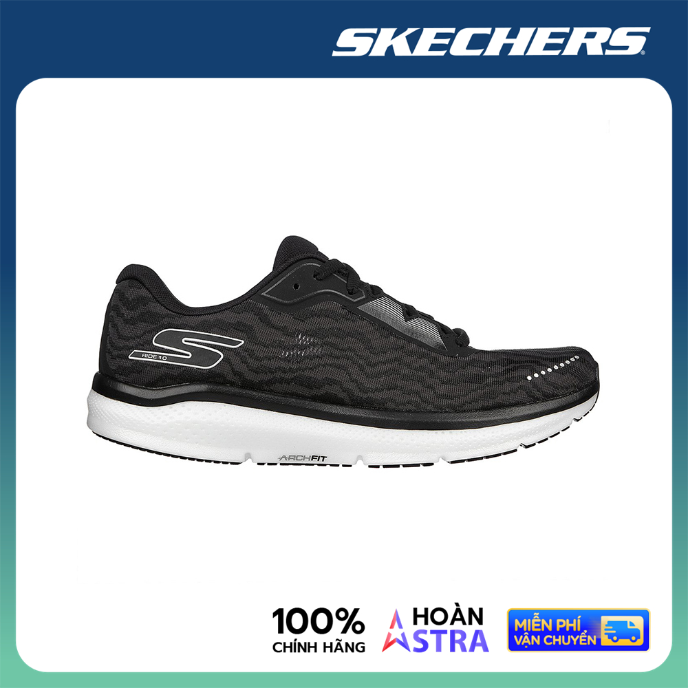 Skechers Nam Giày Thể Thao Tech Running GORun Ride 10 - 246045-BKW