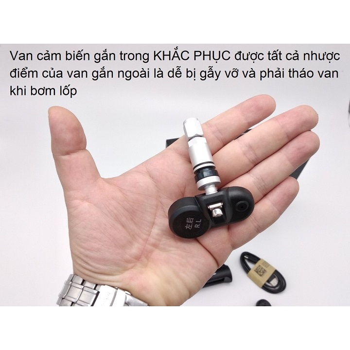 Cảm Biến Áp Suất Lốp TPMS Van Gắn Trong Bản Quốc Tế