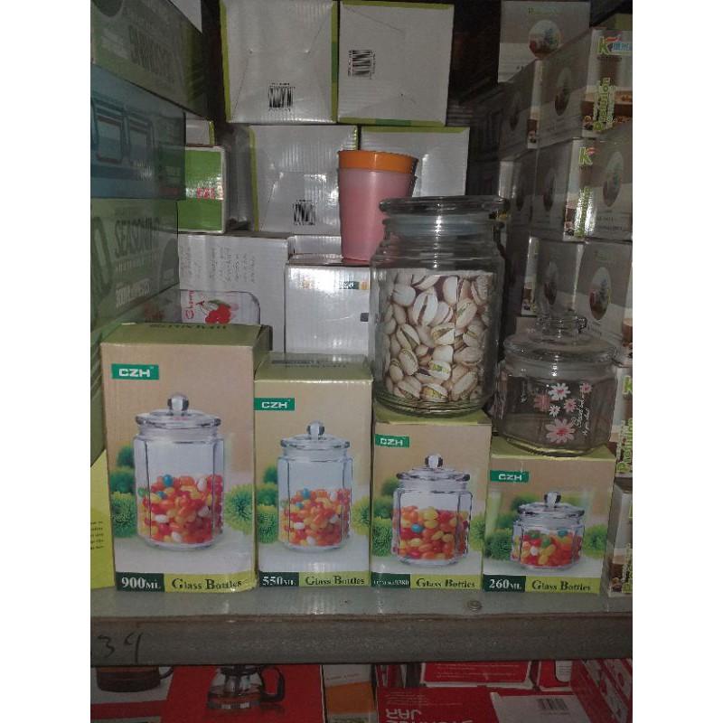 Hũ đựng gia vị thủy tinh kèm có gioăng cao su chống ẩm