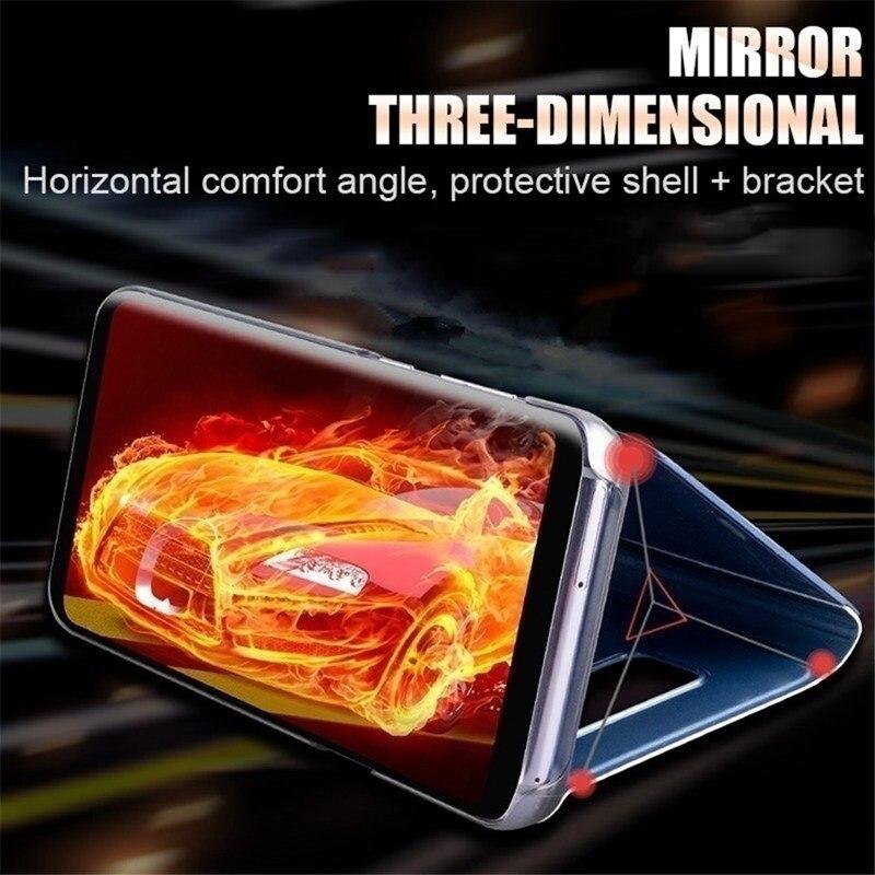 Bao Da Tráng Gương Thời Trang Cho Samsung Galaxy S20 Plus A51 A50 A71 A01 A11 A21 A31 A20 A30 A70 A10S A20S A30S A50S A70S S10 Lite