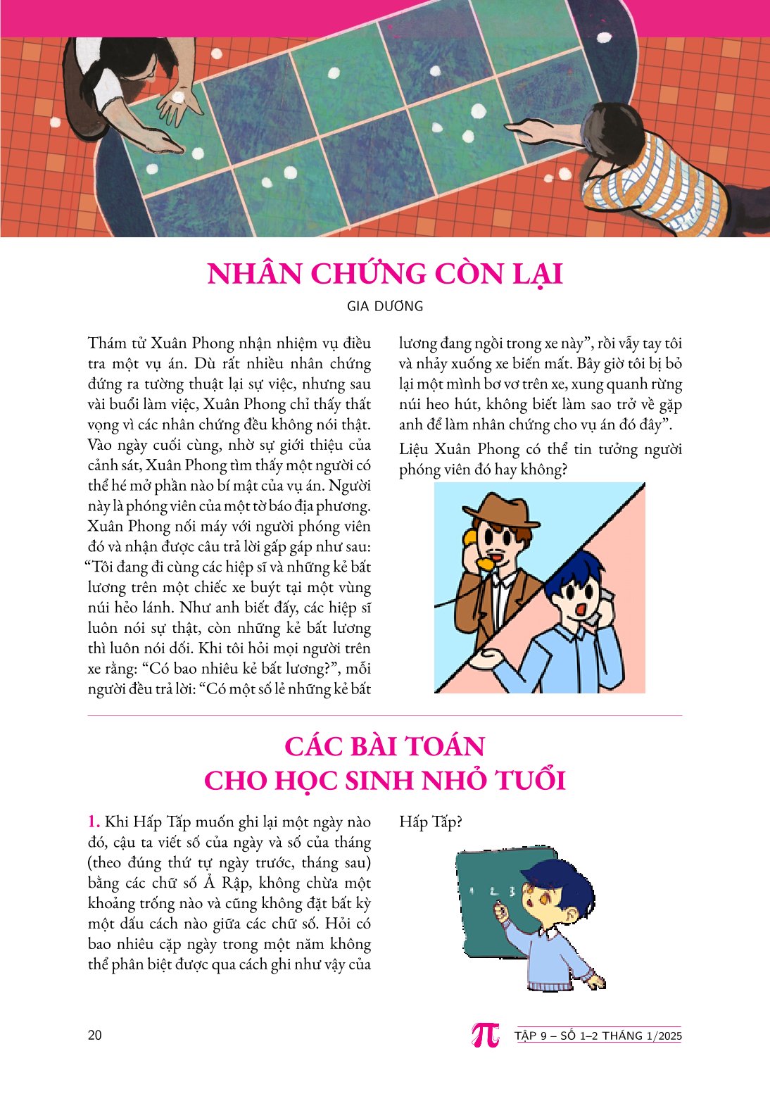 Tạp chí Pi- Hội Toán học Việt Nam số 1-2/ tháng 1 năm 2025