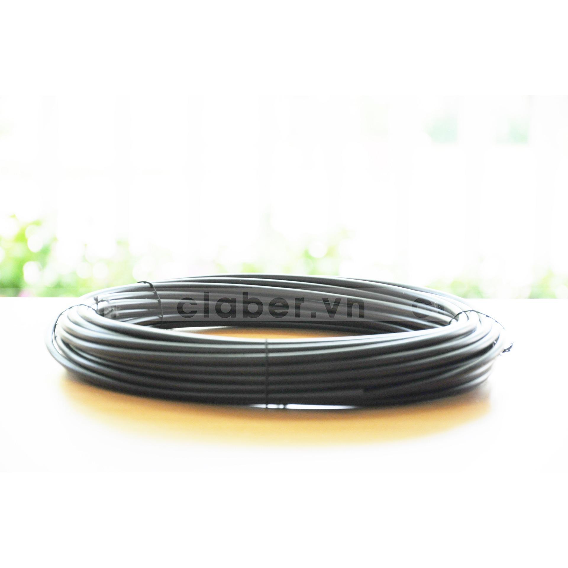 Ống cấp nước tưới nhỏ giọt phi 1/4 cuộn 20m Claber 90370
