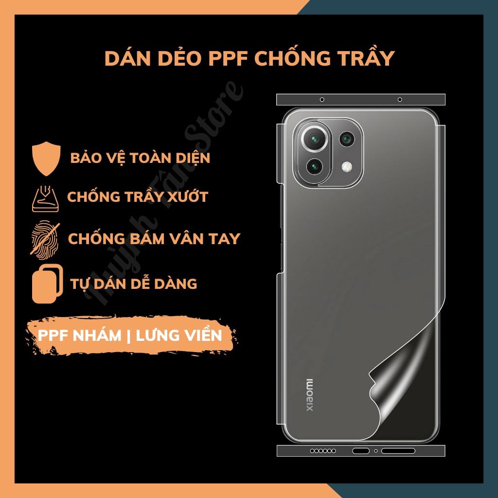 Dán dẻo PPF Mi 11 Lite 5G NE trong suốt hoặc nhám , chống trầy xướt, giữ nguyên vẻ đẹp ban đầu