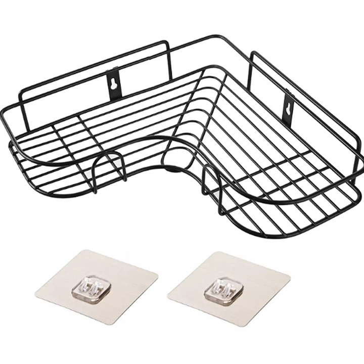 Bộ 2 kệ góc nhà tắm dán tường mẫu mới