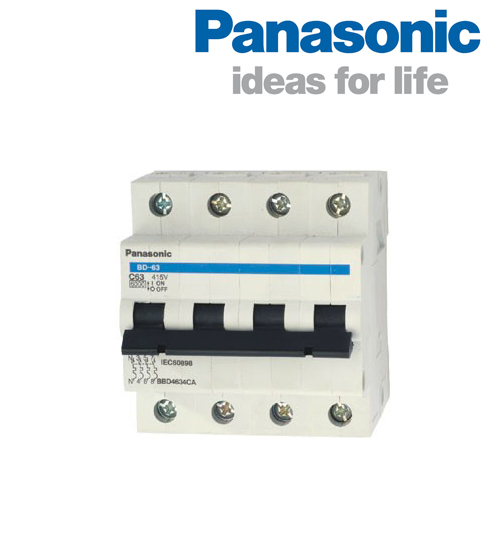 Cầu dao Panasonic 4 pha DIN BD Breaker DIN Type - Hàng chính hãng