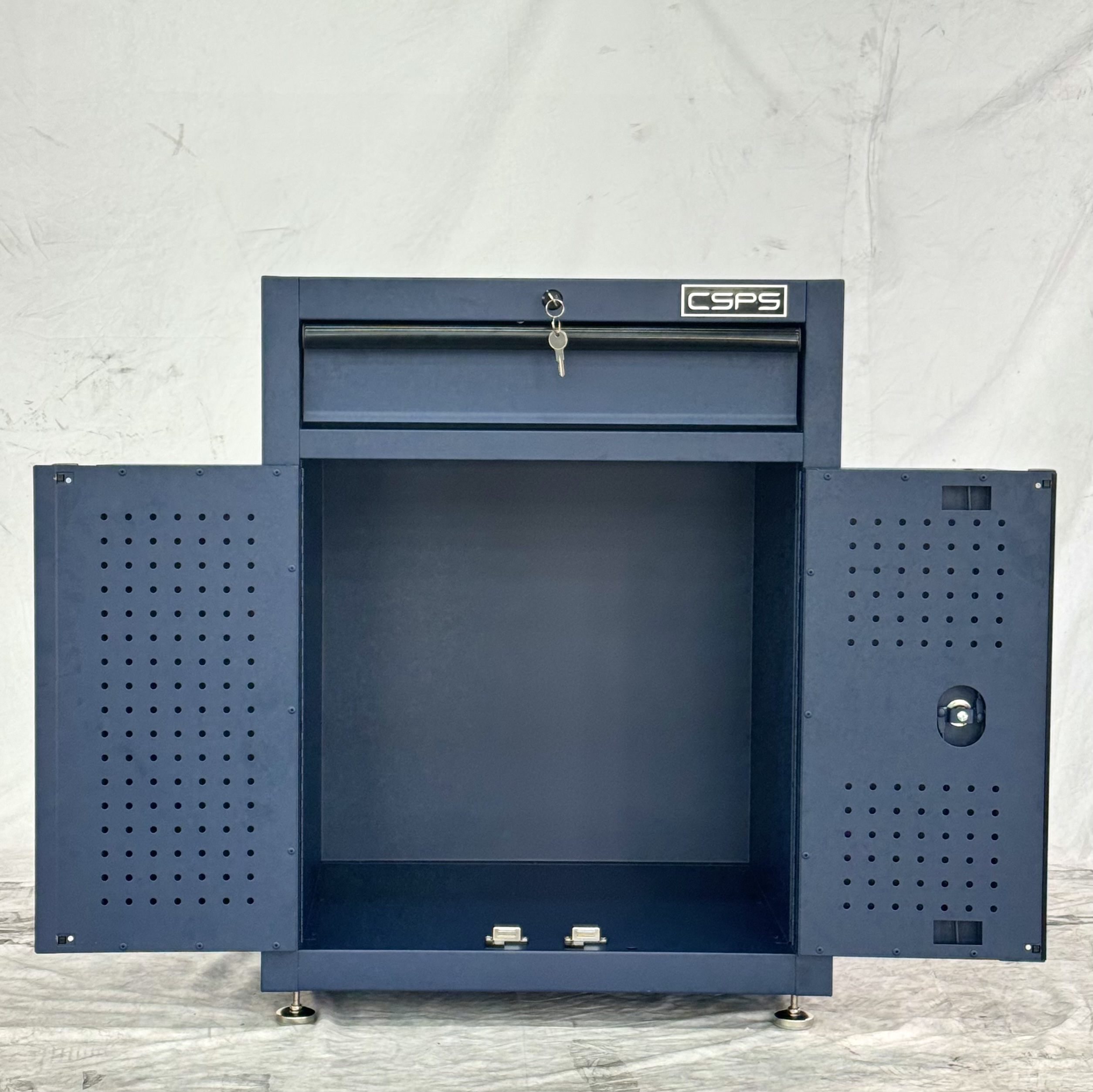 Tủ Dụng Cụ CSPS 61cm - 01 Hộc Kéo Màu Xanh Dương Chân Tăng Chỉnh