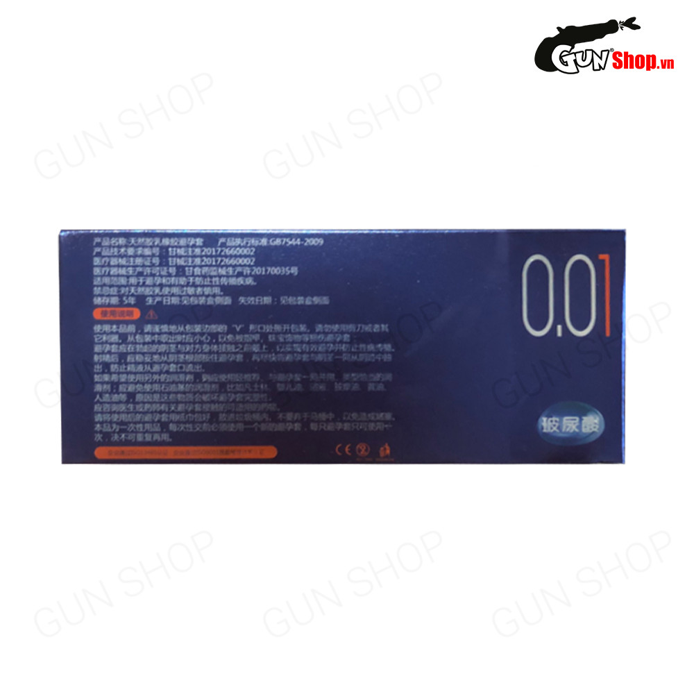 Bao cao su OLO 0.01 Bead Entering - Siêu mỏng, bi tăng thêm 3cm